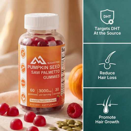 Pumpkin Seed + Saw Palmetto Gummies